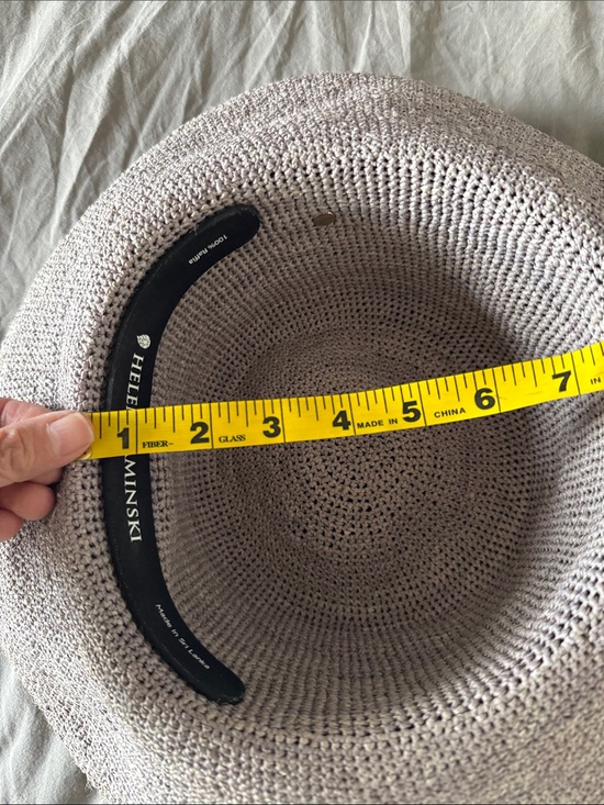 Helen Kaminski Wide-Brim Straw Sun Hat - Lilac Gray main image 5